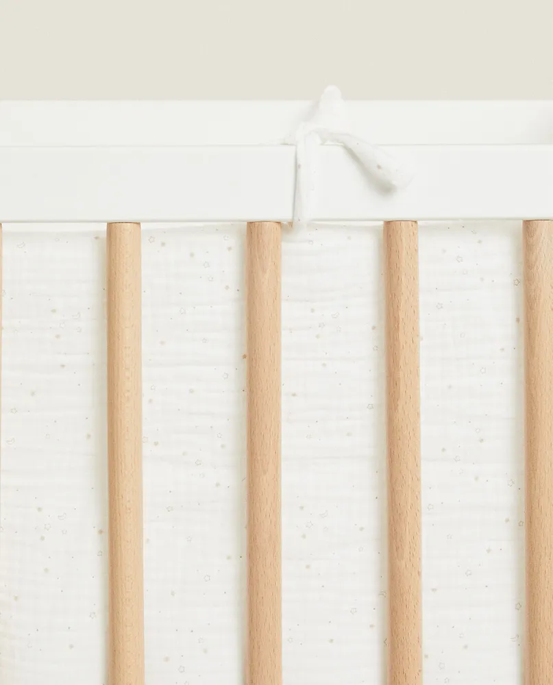 STAR MUSLIN COT BUMPER COVER