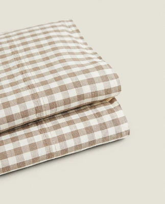 CHILDREN’S CHECK FLAT SHEET