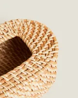 RATTAN BABY WIPE HOLDER