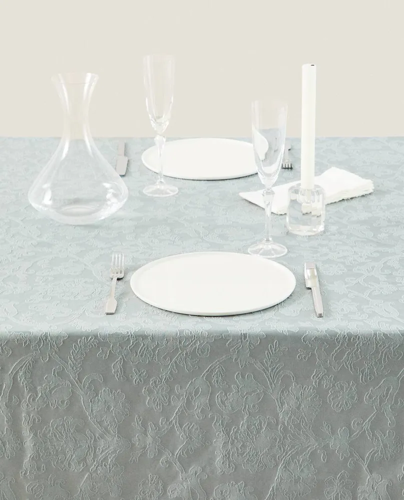 SATEEN JACQUARD COTTON TABLECLOTH