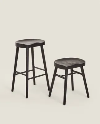 PINE WOOD STOOL