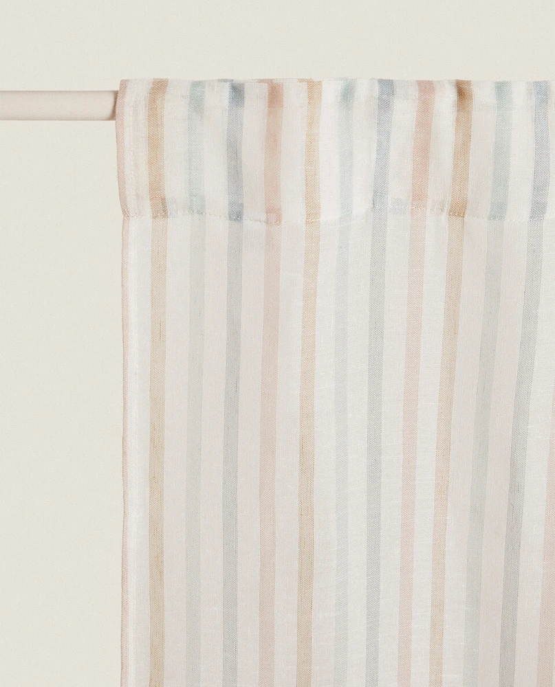 MULTICOLOURED STRIPE CURTAIN