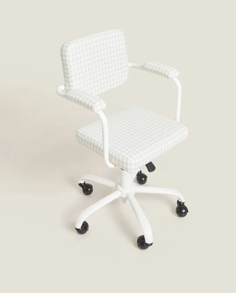 GINGHAM DESK CHAIR