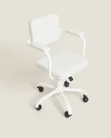 GINGHAM DESK CHAIR