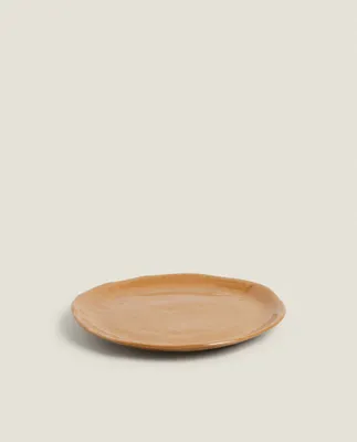 ROUND STONEWARE SERVING DISH