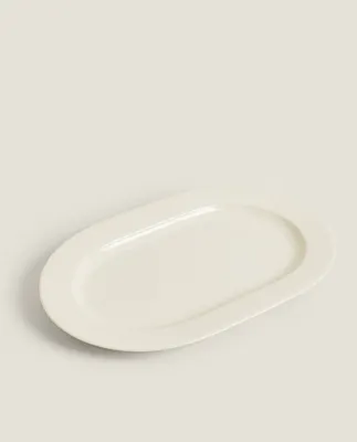 OVAL STONEWARE SERVING DISH