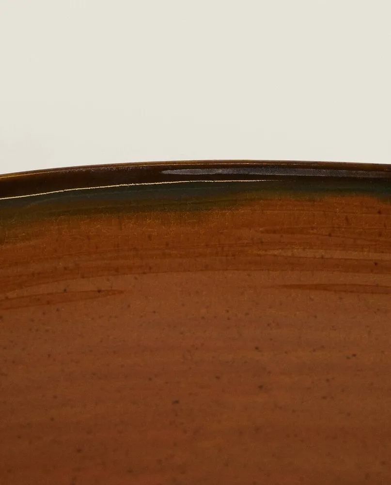 OVAL STONEWARE SERVING DISH