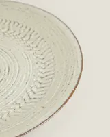 STONEWARE DINNER PLATE