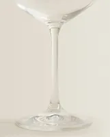 WAVY-EFFECT BOHEMIA CRYSTAL WINE GLASS