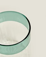 COLOURED BOROSILICATE GLASS MUG