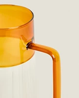 COLOURED BOROSILICATE JUG