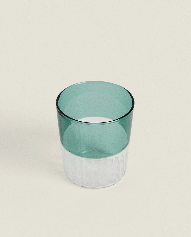 COLOURED BOROSILICATE GLASS TUMBLER