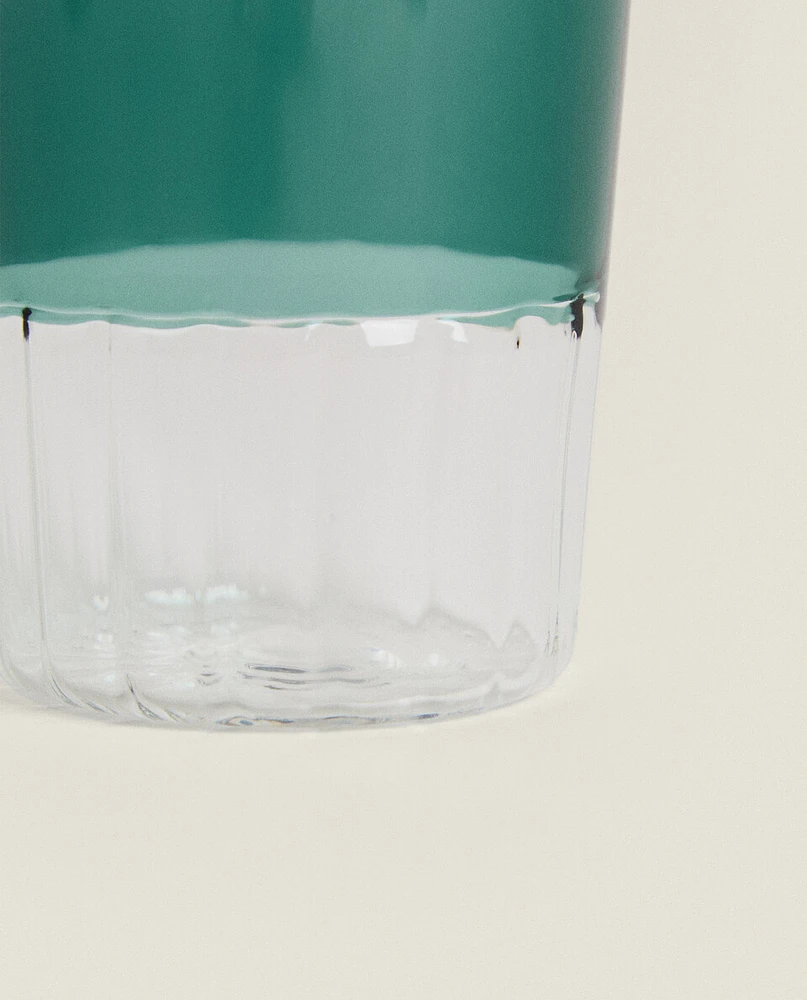 COLOURED BOROSILICATE GLASS TUMBLER