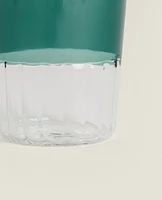 COLOURED BOROSILICATE GLASS TUMBLER