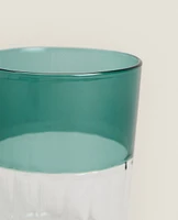 COLOURED BOROSILICATE GLASS TUMBLER