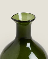 BUBBLE-EFFECT GLASS BOTTLE