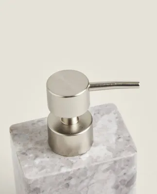 GREY MARBLE BATHROOM DISPENSER