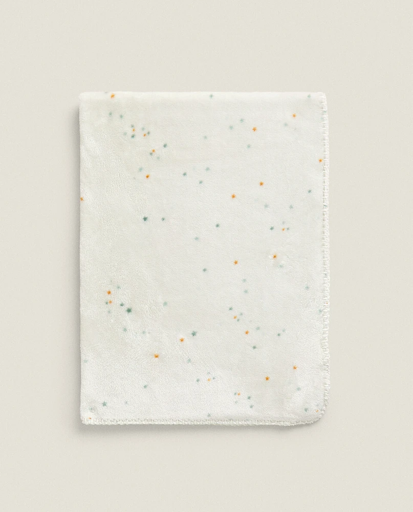 FLEECE CHILDREN’S BLANKET WITH STARS