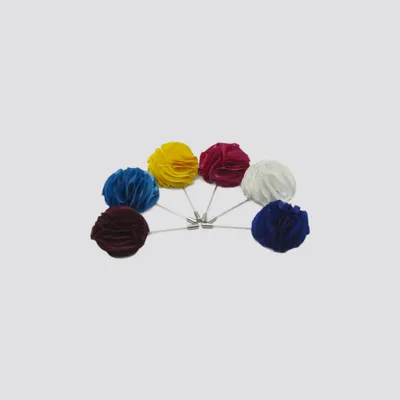 Flower Lapel Pin Set