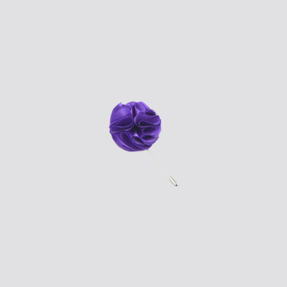 Purple Flower Lapel Pin