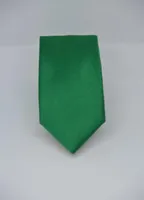 SMT-08  SOLID GREEN SKINNY TIE FOR MEN