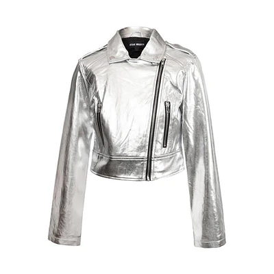 MOLLYBIKER JACKET SILVER