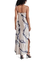 LORENZA DRESS SHIBORI PRINT