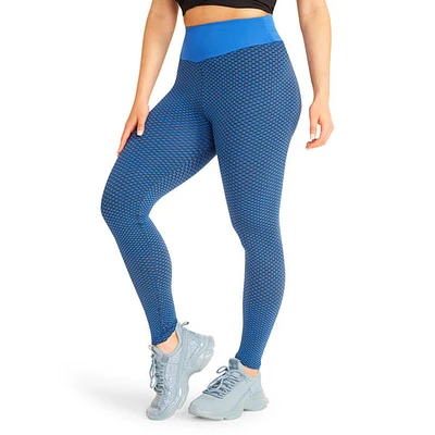 BODYCON SCRUNCHED LEGGING BLUE