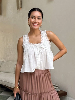 Paradise Lace Trim Tank
