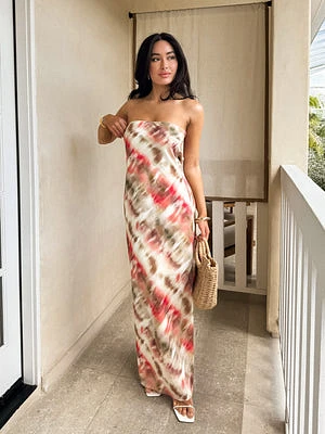 Cora Linen Maxi Dress