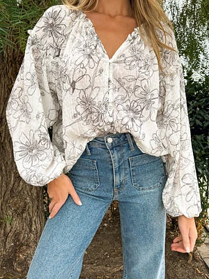 My Muse Floral Blouse