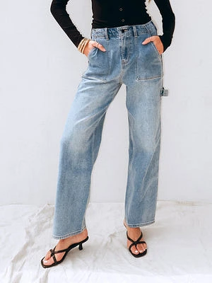 Better Off Cargo Boyfriend Jeans