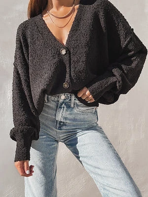 Betting On Us Knit Sweater Black