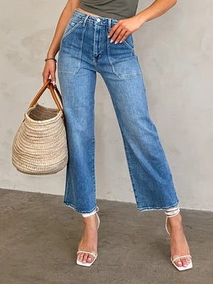 Gia Wide Leg Cargo Jeans