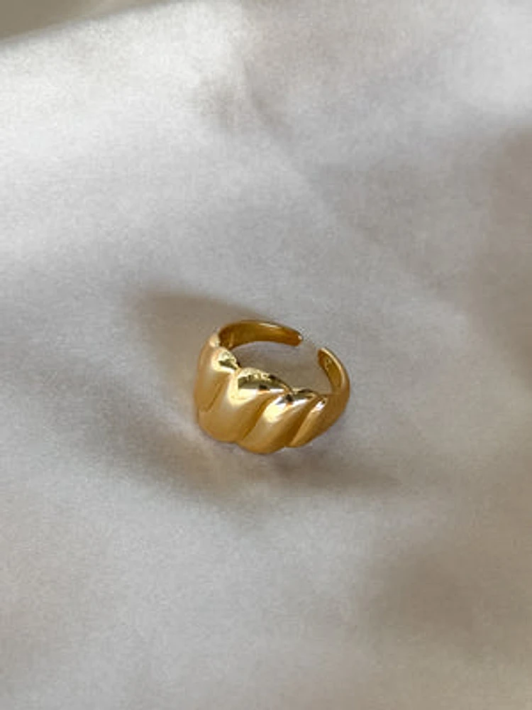 Croissant Statement Ring