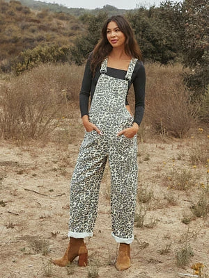 Wild Side Leopard Overalls