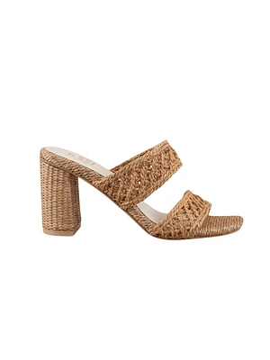 The Barbara Woven Heel Camel