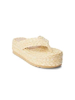 Sailor Raffia Sandal Natural