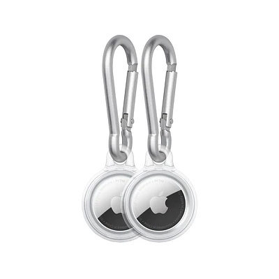 Tech21 Evo Clear case for AirTag (Two Pack)