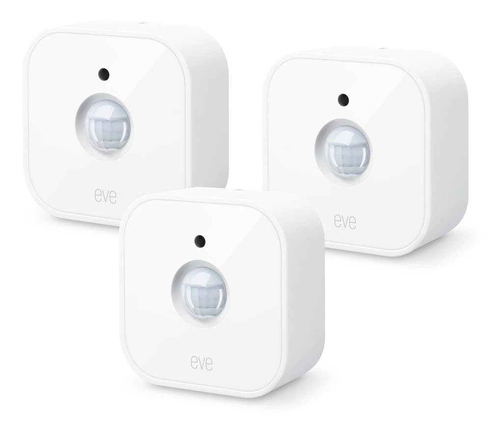 Eve Motion (Matter) - Wireless Motion Sensor - 3-pack