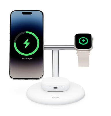 Belkin BoostCharge Pro 3-in-1 Magnetic Charging Stand