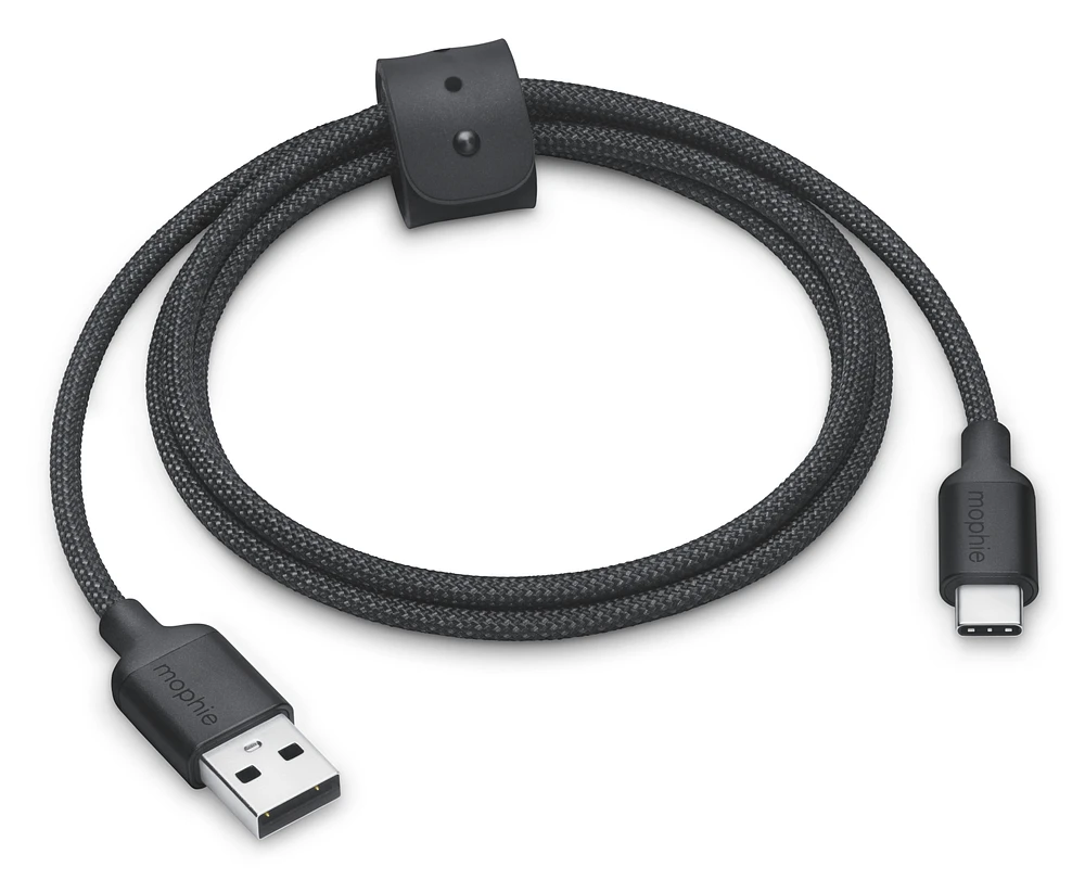 mophie USB-A to USB-C Charge Cable (1m) – Black