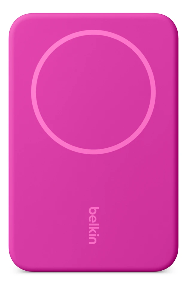 Belkin BoostCharge Pro Magnetic Power Bank 5K – Pink