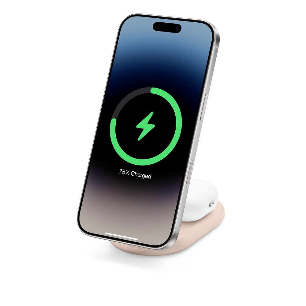 Belkin BoostCharge 2-in-1 Magnetic Foldable Charger - Teal