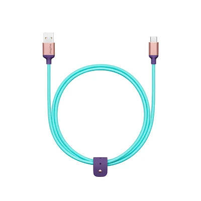 mophie USB-A to USB-C Charge Cable (1m) - Teal