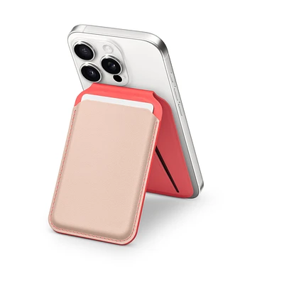 Satechi Magnetic Wallet Stand (MagSafe compatible) - Coral/Pink