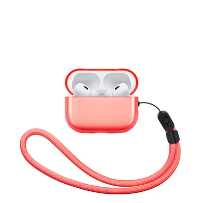 Tech21 Translucent AirPods Pro 2 Case - Coral