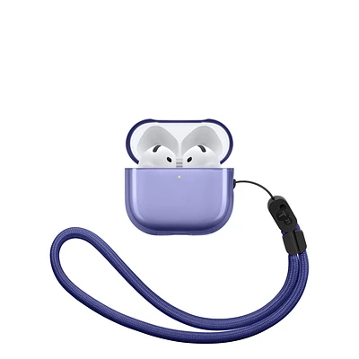 Tech21 Translucent EvoPop AirPods 4 Case - Deep Purple