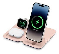 Nimble Fold 3-in-1 Wireless Charger - Deep Purple