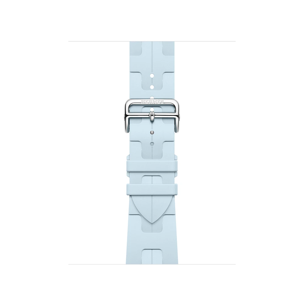 Apple Watch Hermès - 42mm Bleu Acier Kilim Single Tour